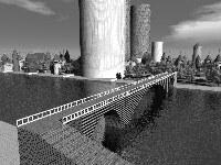 Main Canal bridge below Drenskellar Tower